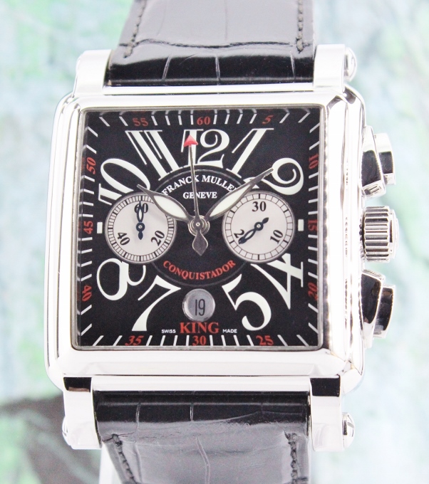 (image for) FRANCK MULLER STAINLESS STEEL KING CONQUISTADOR CORTEZ / 10000 K CC